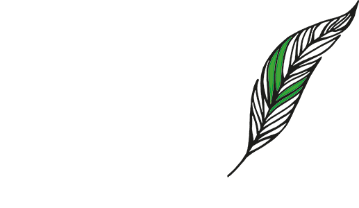 Teilweise transparentes Zweite-Feder-Logo