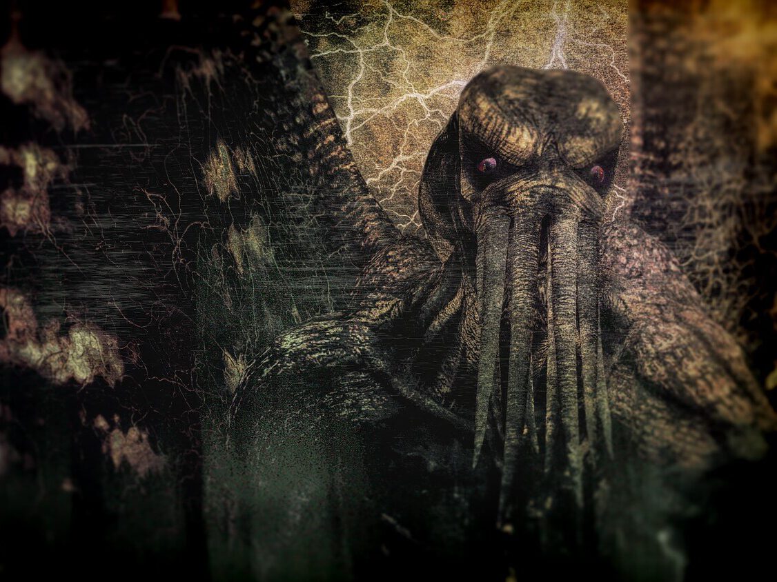 Ctulhu, einer der „Großen Alten“ Mysteriöses, unheimliches Bild von Cthulhu